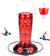 Hummingbird Feeder 22OZ  Hanging Feeding Ports for Garden Backyard Decor, Red