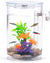 Betta Fish Tank 1 Gallon 360 Aquarium with LED Light, Small Fish Tank Starter Kit, Beta Fish Tank Self Cleaning