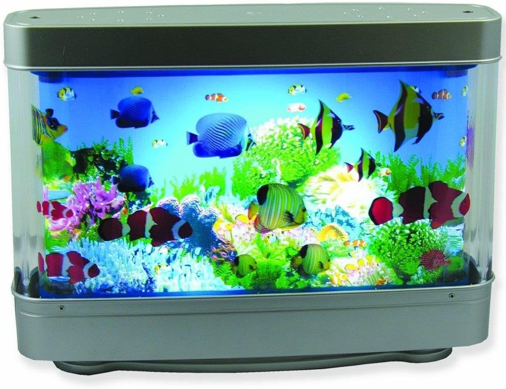 Artificial Tropical Fish Decorative Sensory Aquarium Lamp Virtual Ocean in Motion