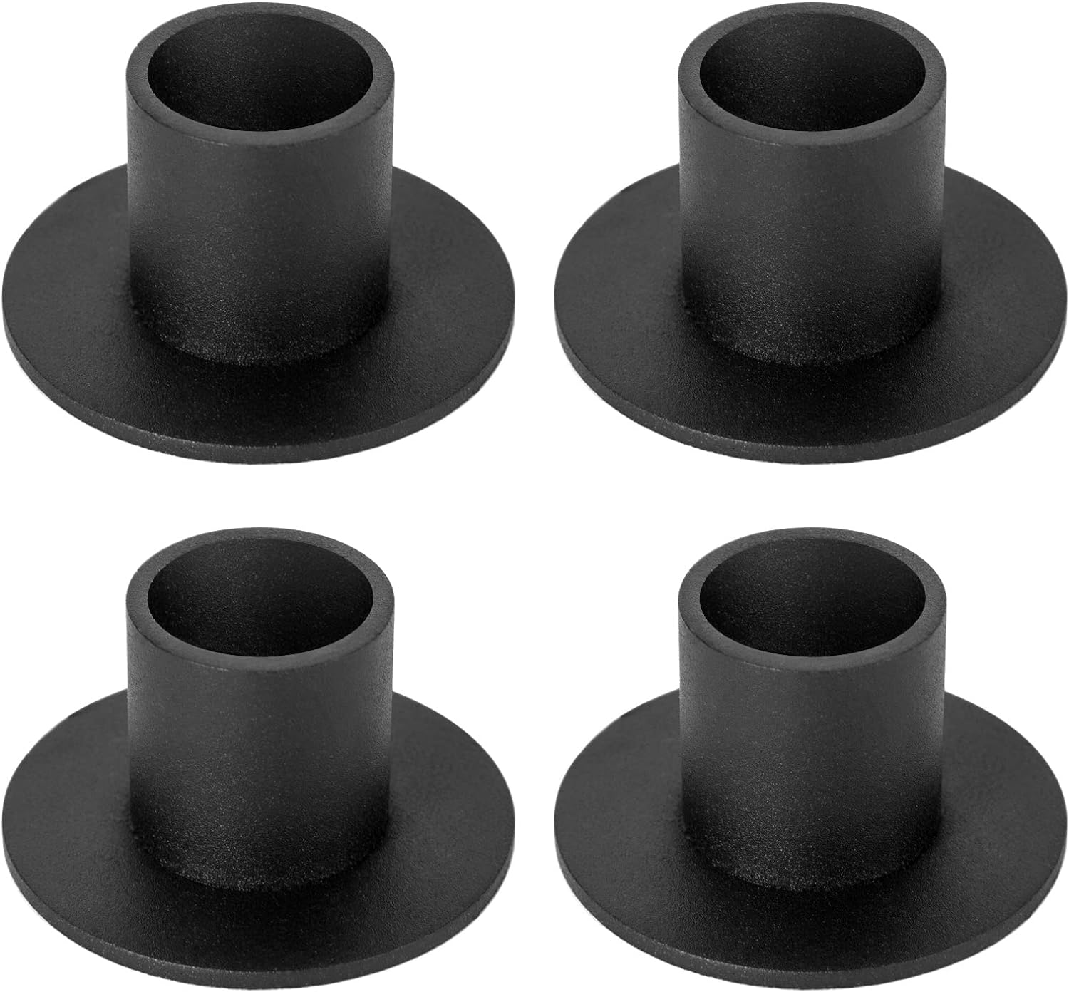 Candle Holders 4 Pack Candlestick Holder, Black