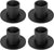 Candle Holders 4 Pack Candlestick Holder, Black