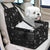 Foldable Dog Car Seat Waterproof for Small to Medium Dogs (Pattern Black)