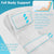 Full Body Bath Pillow with Lumbar Pillow Bathtub Cushion with 14 Suction Cups