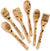 Wooden Spoon Cooking Spoons - 6 Piece Set - Gifts for Mothers