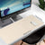 Desk Keyboard Mouse Pad Waterproof Non-Slip Writing Desk Pad, 36"x 17" Ivory White