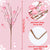 12 Pieces Valentines Day Decor Pink Berry Stems