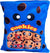 Stuffed Pillow Plushies Doll a Bag of Cookie Toy, Blue