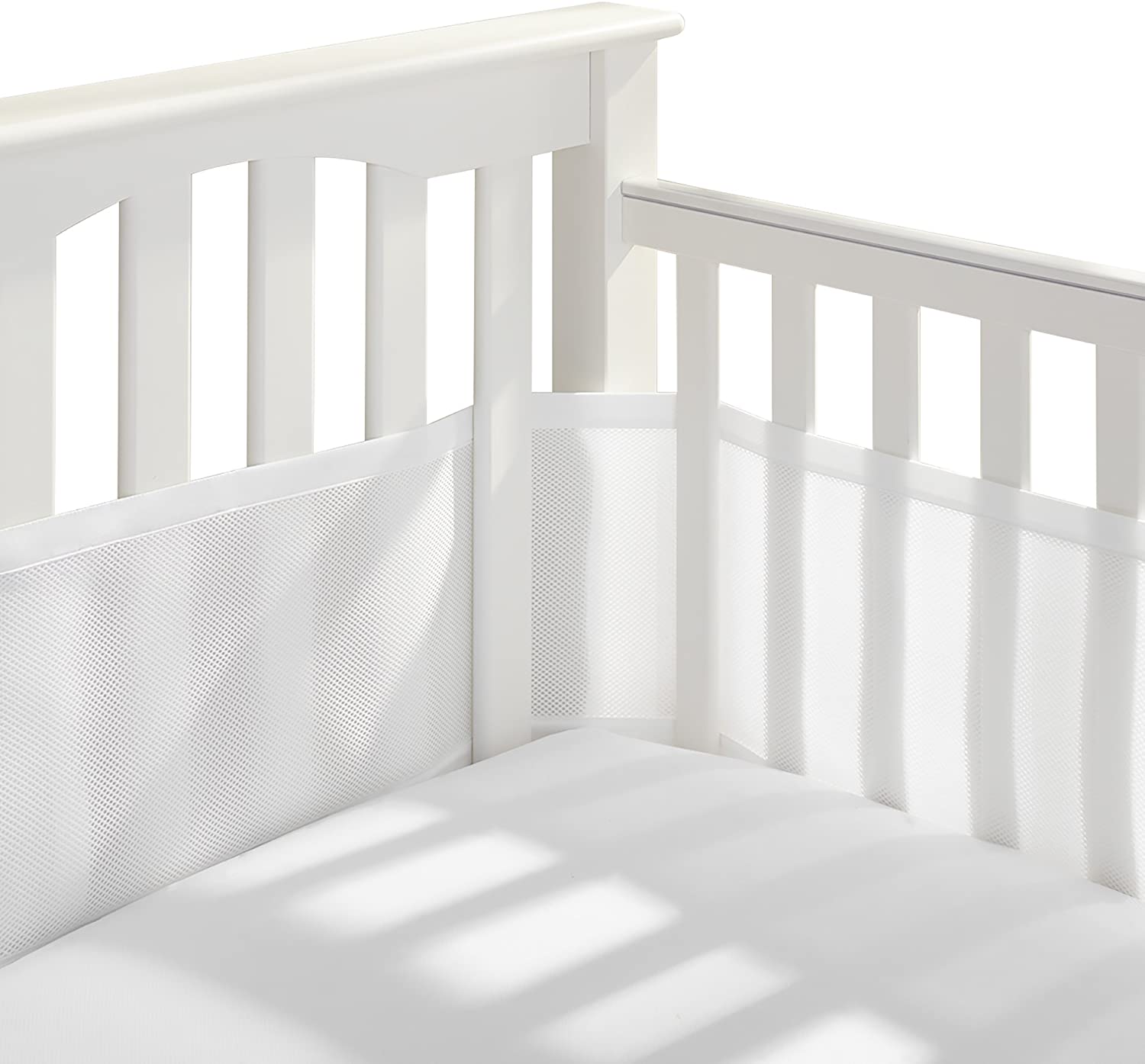 Crib Liner Mesh - White
