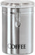 Airtight Stainless Steel Coffee Canister, 62 FL OZ