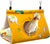 Hanging Winter Warm Bird Nest House Plush Fluffy Birds Hideaway, Medium, Yellow