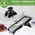 Adjustable Mandoline Food Slicer with Cut-Resistant Gloves