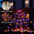 Halloween Lights 250 LED Spider Web, 19.5 FT x 15 FT (Purple & Orange)