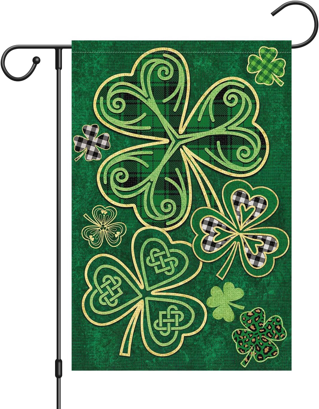 St. Patrick's Day Garden Flag Double Sided Vertical Flag 12" x 18" (Flag Only)