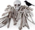 Halloween Decorations 28 Pieces Skeleton Bones and Skull with Crow for Outdoor Decoration