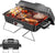 Charcoal Grill Portable with Lid Stainless Steel Barbecue Grill Folding Tabletop Grill