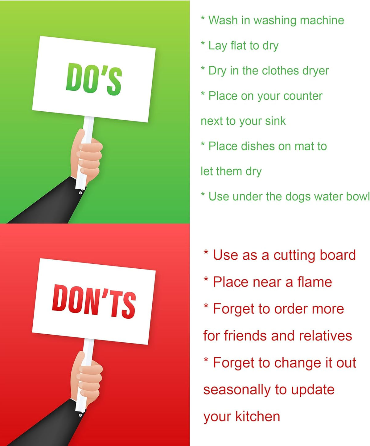 Red and White Jack Russell Terrier Dish Drying Mat