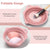 Foldable Silicone Makeup Brush Cleaner Bowl, Pink