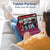 Foldable Tablet Pillow Holder with Pocket & Stylus Mount Compatible with iPad