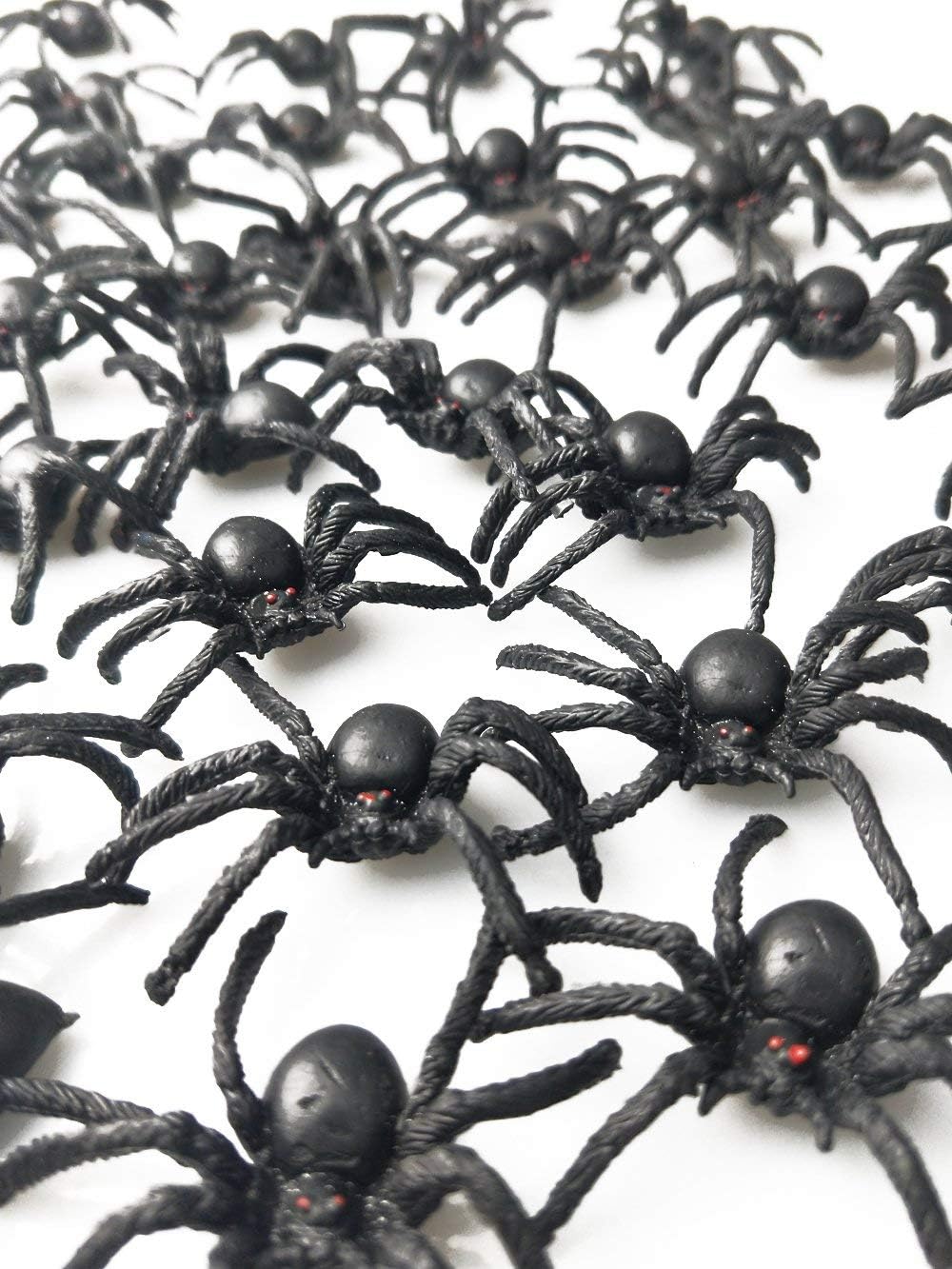 Halloween Decorations 30PCS Plastic Spider Toys Halloween