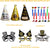 New Years Eve Party Supplies 12 Pieces Hats Happy New Year Decorations