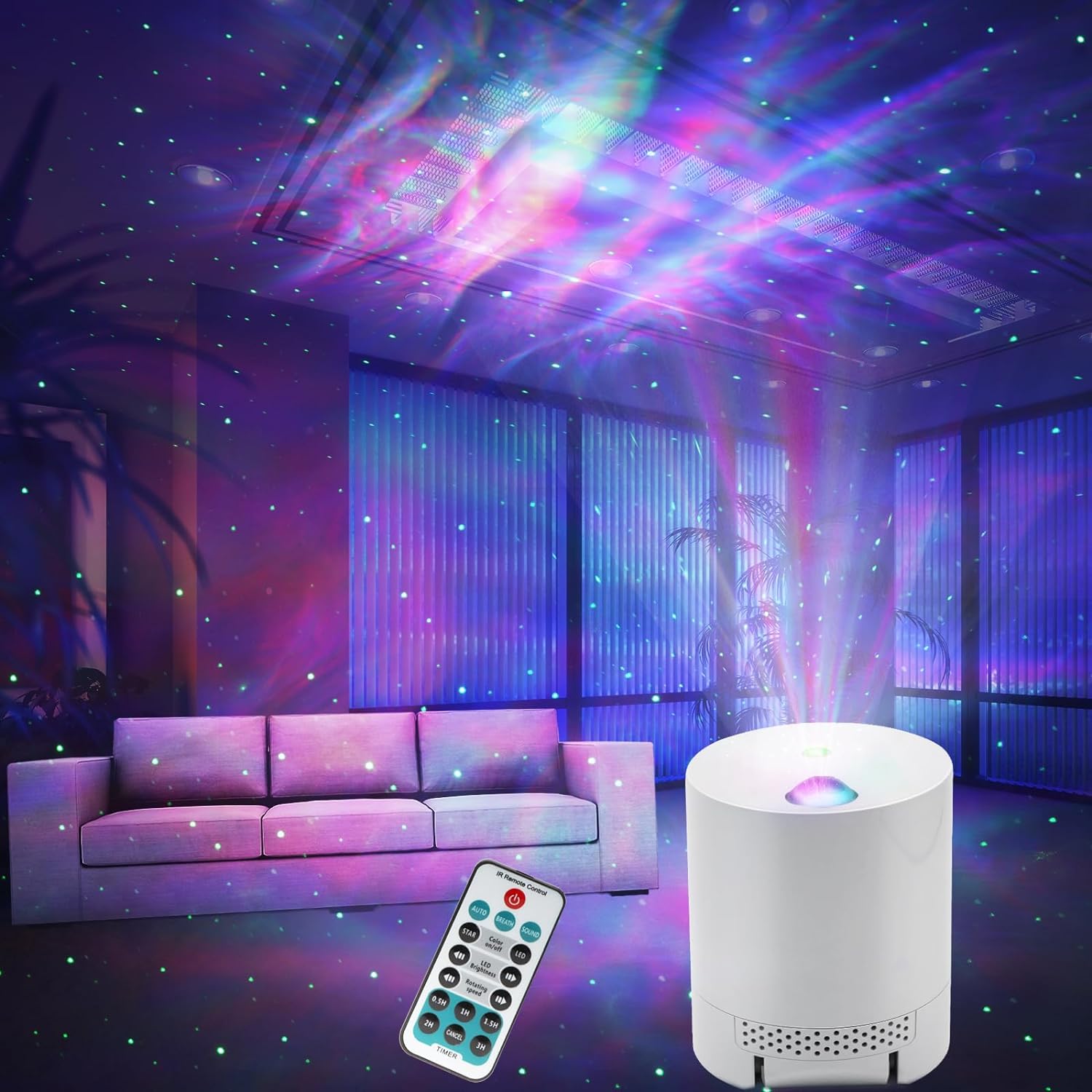 Galaxy Projector Star Projector with Remote Control for Kids, Adults, Bedroom, Living Room