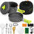 Portable Camping Cookware Mess Kit for Camping Backpacking (15 Pieces)