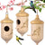 Wooden Hummingbird Houses Gardening Gifts Home Decoration, 3 Pack