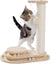 Cat Scratching Post Two-Layer Cat Turntable with Interactive Balls and Dangling Ball