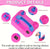 Electric Portable Balloon Pump Dual Nozzle Helium Balloon Pump (110V~120V, 600W, Rose Red)