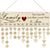 Gifts for Mom Family Birthday Reminder Calendar Board with 100 Wooden Tags