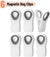 White Magnetic Chip Clips 6 Pack for Food, Chip Bag, Kitchen