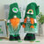 St Patrick's Day Décor with Clover Plush Tomte Elf 4 Pack