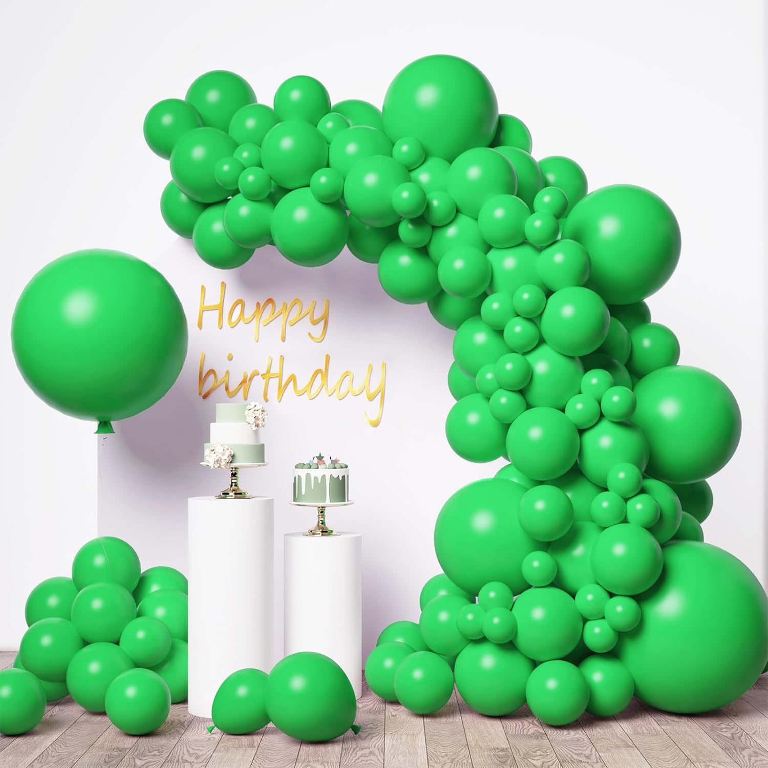 Green Balloons 146PCS Different Sizes for Balloon Garland or Balloon Arch as Graduation Wedding Birthday Baby Shower