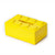 ABS Building Block Shaped Tissue Box Wall Mounted Box Organizer, Yellow