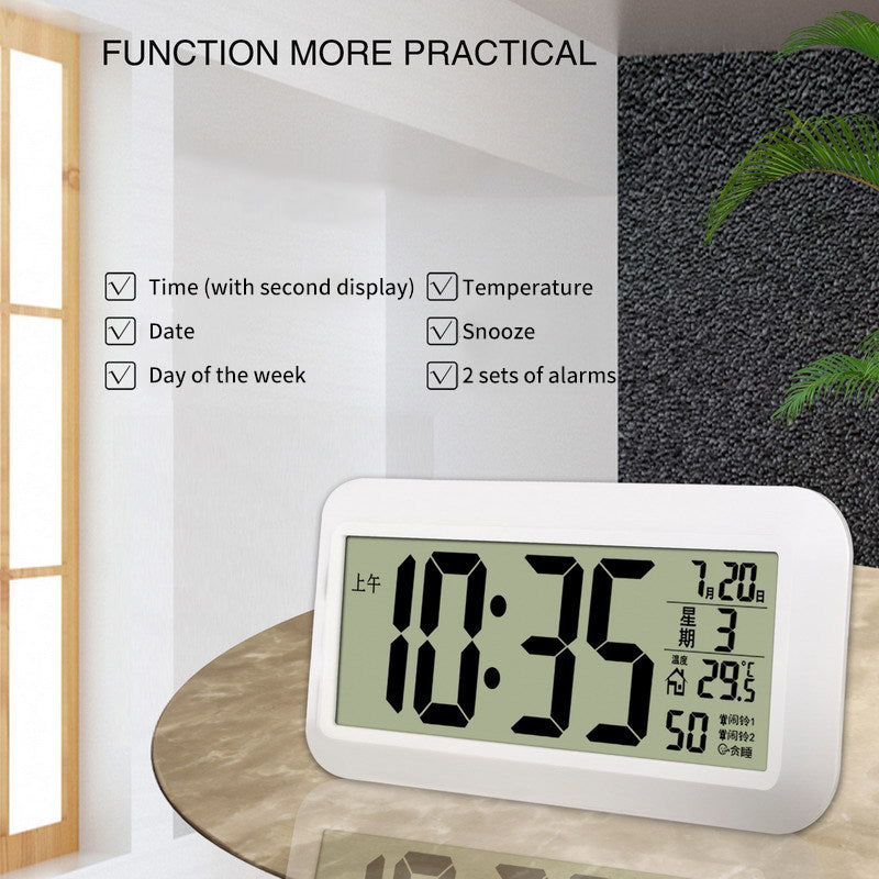 Digital Screen Wall Clock for Living Room Desk Clock