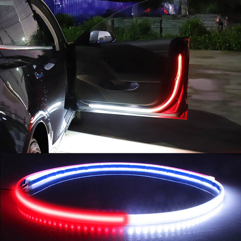 Universal Car Door LED Warning Lights - Enhanced Safety & Stylish Welcome Glow