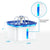 Pet Fountain 2.8L Cat Dog Water Fountain Dispenser with Smart Pump, Blue
