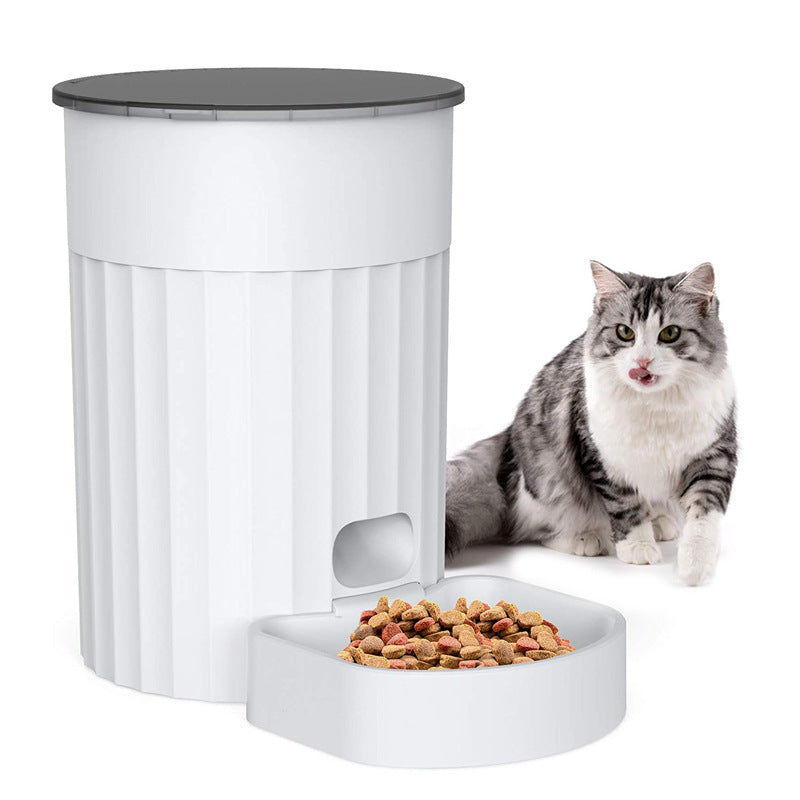 Intelligent Pet Feeder with Timing and Quantitative Feeding with Button