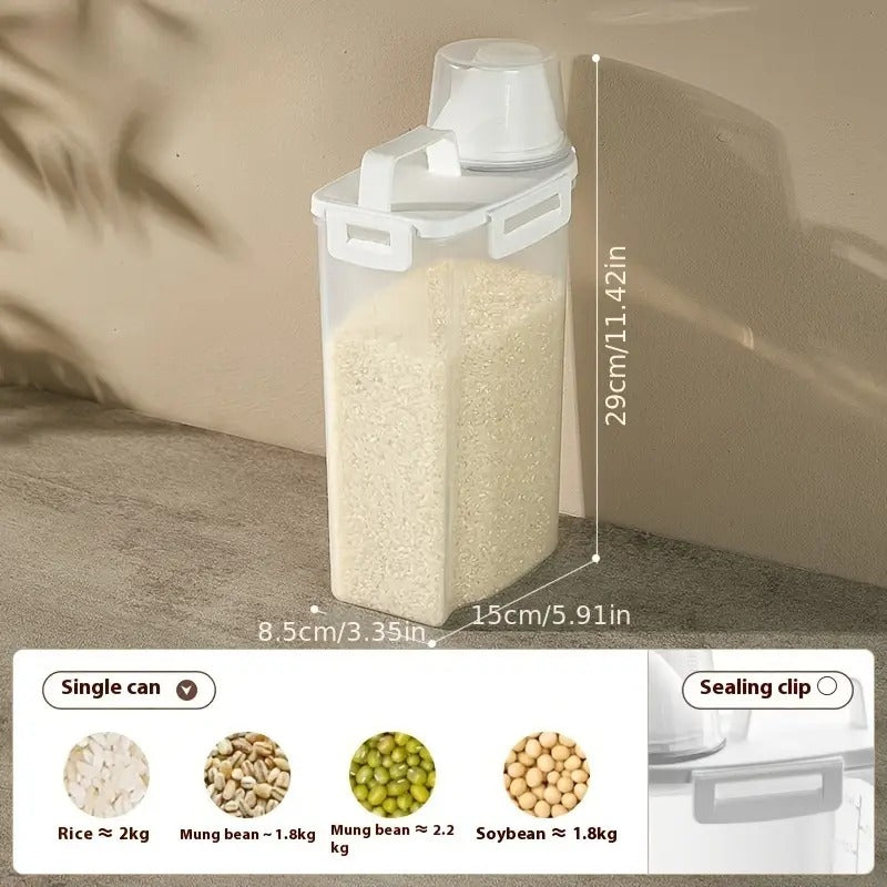 Airtight Food Storage Containers for Kitchen Pantry