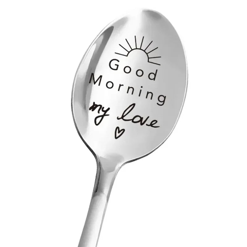 1pc Love Letter Spoon Stainless Steel for Milk and Coffee Spoons