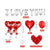 224PCS Valentine's Day Balloon Decorations Set