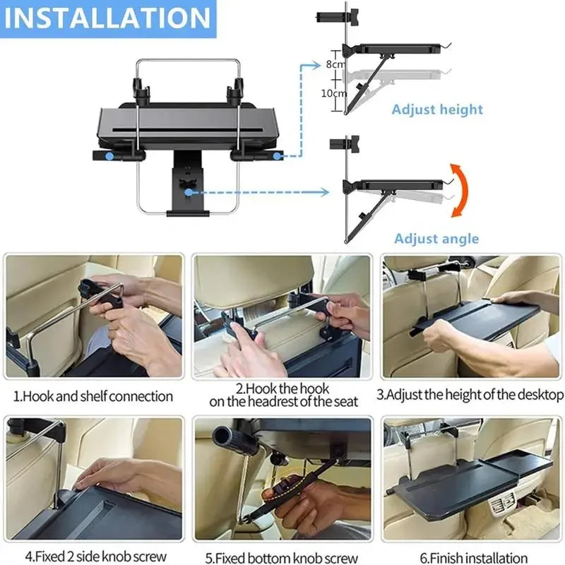 Multifunctional Car Table Tray Mount for Car