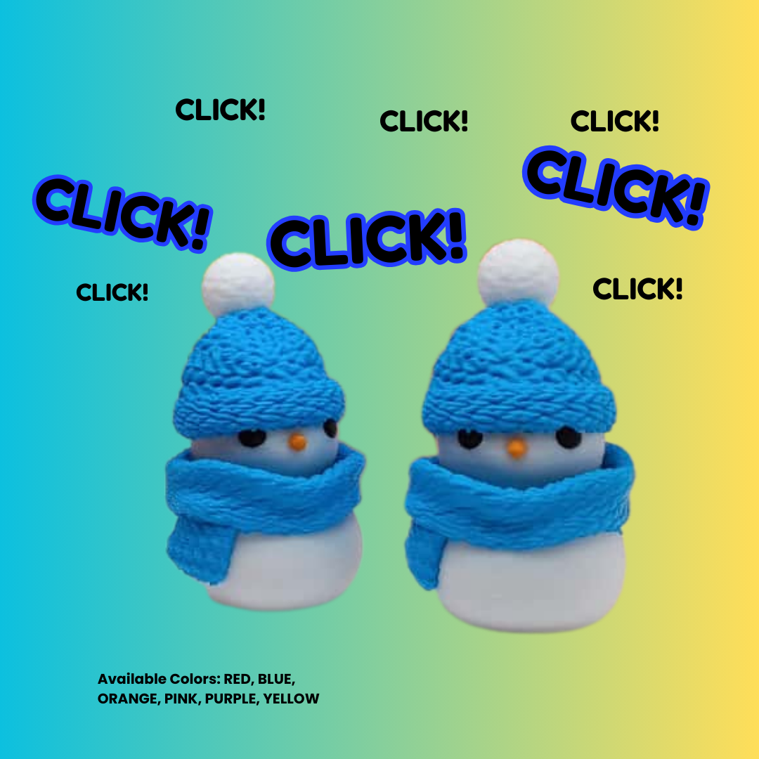 Puzzle Popper House with Snowman Fidget Toy Stress Relief &amp; Sensory Fun (Pink House)