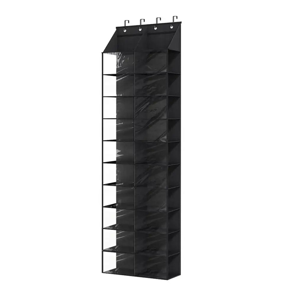 Over Door Shoe Organizer with 20 Large Pockets & Hooks