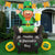 6FT Leprechaun Holding Beer in Pot Gold St Patrick's Day Inflatables with LED Lights Decoration