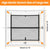 Elastic Cargo Truck Bed Net Stretchable Mesh Organizer for Pickup Trunk Bed (Single Layer)