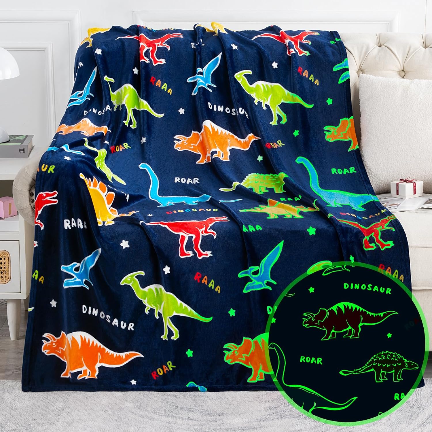 Glow in The Dark Dinosaur Gifts Toys for Kids Boys