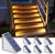 Solar Stair Lights Outdoor Waterproof IP67 Auto On Off 6 Pack, Warm White