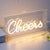 Cheers Sign 3D Neon Light USB LED Desk Lightbox