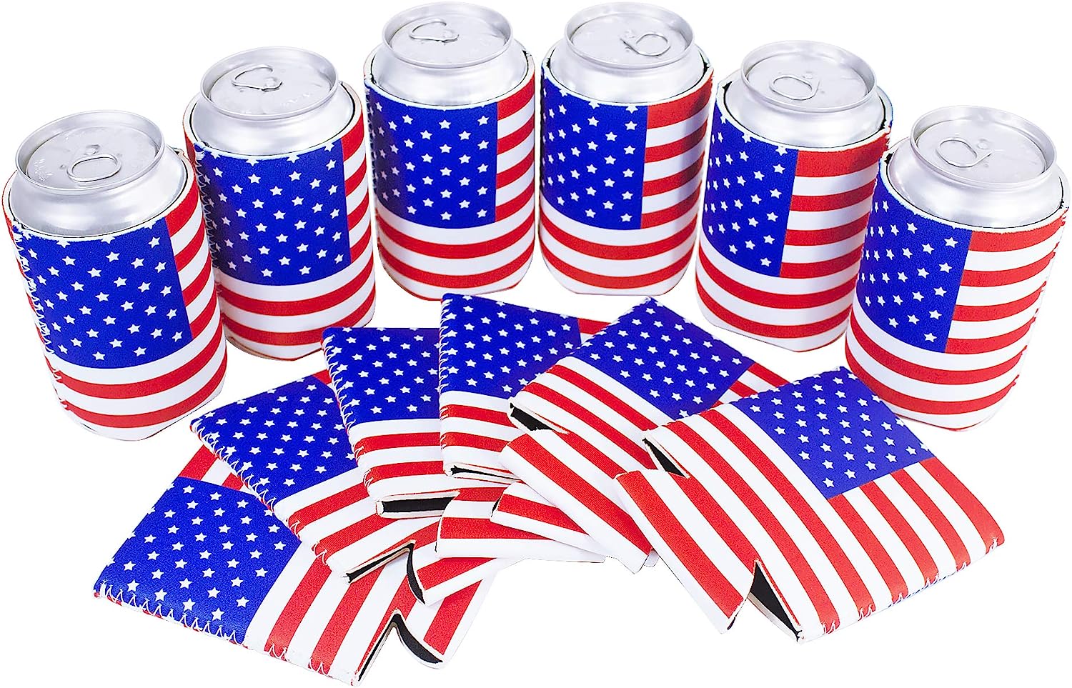 Can Sleeve Neoprene 12 Pcs Can Cooler Sleeve